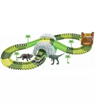 Автотрек 1Toy Динопарк 109 дет. Т13205