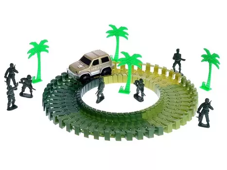 Автотрек 1Toy Комбат 59 дет. Т13201