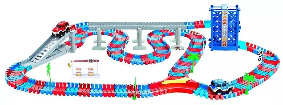 Автотрек 1Toy Мегаполис 296 дет.