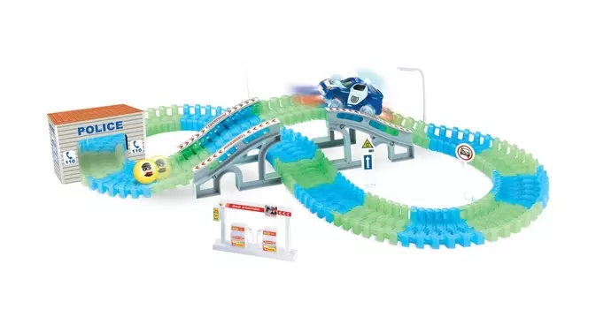 Автотрек 1Toy Полиция