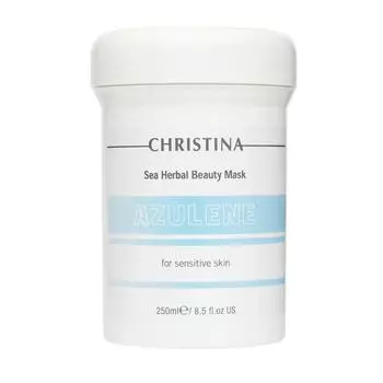 Азуленовая маска красоты для чувствительной кожи Christina Sea Herbal Beauty Mask Azulene 250 мл