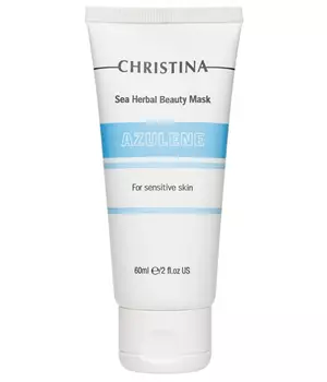 Азуленовая маска красоты для чувствительной кожи Christina Sea Herbal Beauty Mask Azulene 60мл