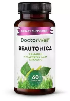 БАД DoctorWell Коллаген+ гиалуроновая кислота Beautonica
