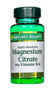 БАД Nature's Bounty Цитрат магния с витамином В-6 таб. 1,56 г №60
