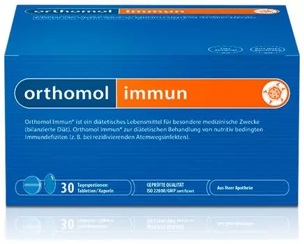 БАД Orthomol Иммун плюс пакет №30
