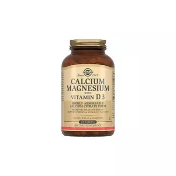 БАД Solgar Кальций - Магний с витамином D3 табл.№150