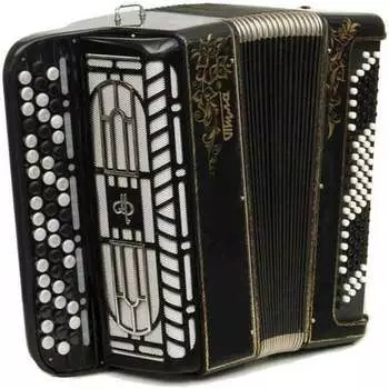 Баян ученический Тульская Гармонь BN-39-BK двухголосный "Тула-210" 55х100-II, черный