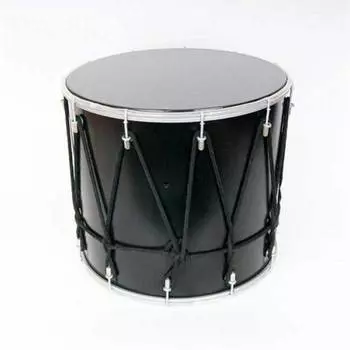 Барабан кавказский Мастерская Бехтеревых BK-10Blmv 10" с веревкой 25х25.4см чёрный матовый