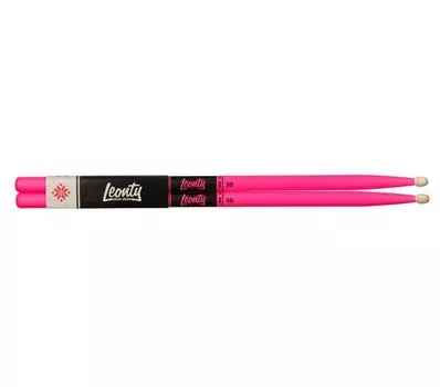 Барабанные палочки Leonty LFP5B Fluorescent Pink 5B