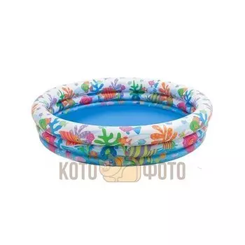 Бассейн Intex 59431 Веселые Рыбки, 3 кольца