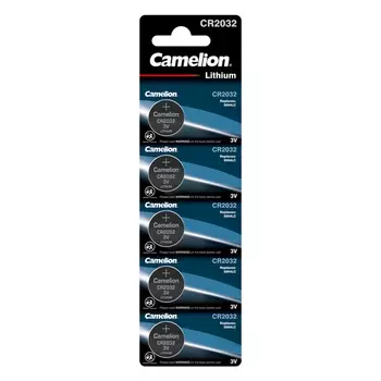Батарейка Camelion CR2032 BL-5, 3V