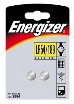 Батарейка Energizer (G10, LR54), алкалин, 2шт