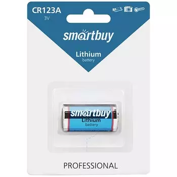 Батарейка Smartbuy CR123A(SBBL-123A-1B)(1шт)