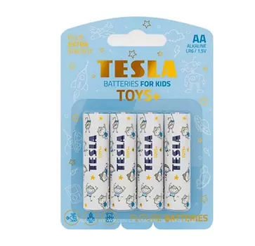 Батарейки TESLA AA TOYS BOY Alkaline (LR06) блистер 4 шт