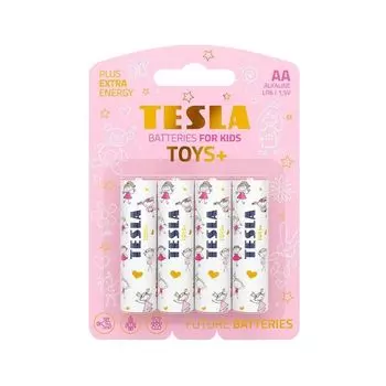 Батарейки TESLA AA TOYS GIRL Alkaline (LR06) блистер 4 шт