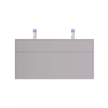 База под раковину, подвесная, 120 см AM.PM INSPIRE V2.0 M50AFHX1203EGM, 3 ящика, push-to-open, элегантный