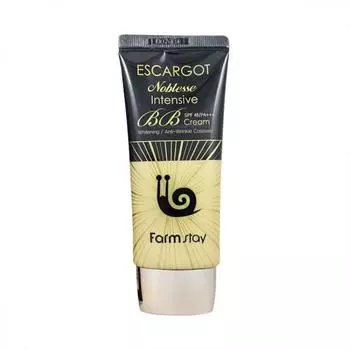ББ крем для лица с муцином улитки FarmStay Escargot Noblesse Intensive BB Cream SPF 50, 50гр