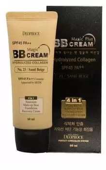ББ Крем с коллагеном и гиалуроновой кислотой Deoproce Magic BB Cream #23 SPF50+ 60мл