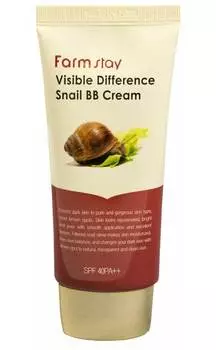 BB Крем восстанавливающий улиточный FarmStay Visible Difference Snail BB Cream 50гр