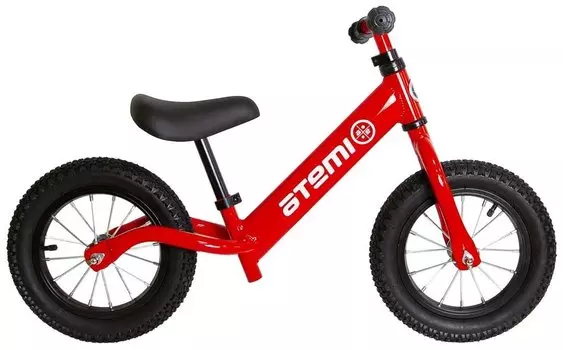 Беговел Atemi Turbo, ABBK01A, КРАСНЫЙ , рама алюминий, колеса надувные