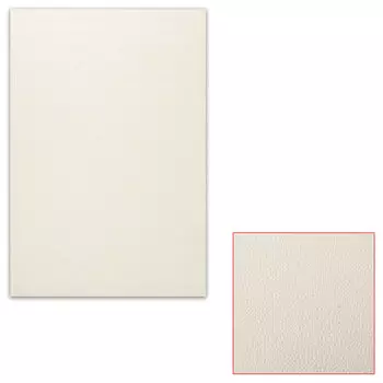 Белый картон грунтованный для масляной живописи, 25х35 см, толщина 0,9 мм, масляный грунт, односторонний