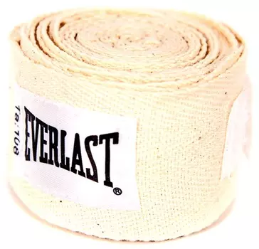 Бинт боксёрский EVERLAST, 4455PU, Бежевый, 2,75 м