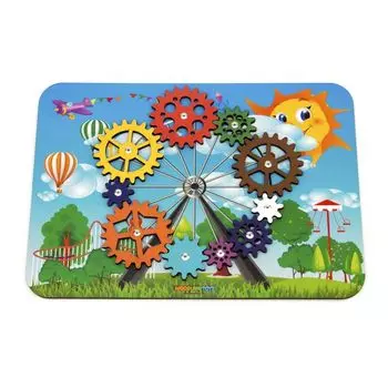 Бизиборд WOODLANDTOYS 116105 Шестеренки.Колесо обозрения