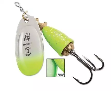 Блесна вращающаяся Blue Fox Vibrax Flake BFFL3 - 8гр. (BFFL3-CGCB)/мин. партия 6 шту