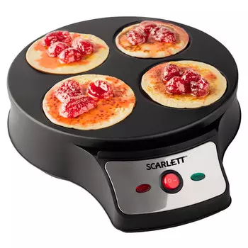 Блинница Scarlett SC-PM229D98 1000Вт черный