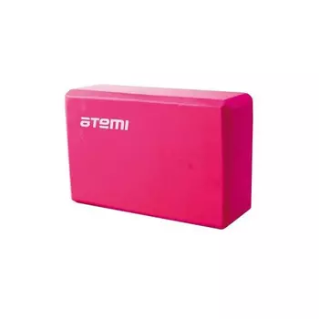 Блок для йоги Atemi, AYB01P, 225х145х75, розовый