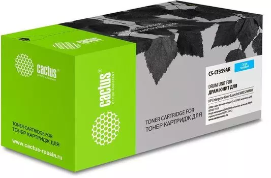 Блок фотобарабана Cactus CS-CF359AR голубой ч/б:30000стр. для Enterprice CLJ M855/M880 HP