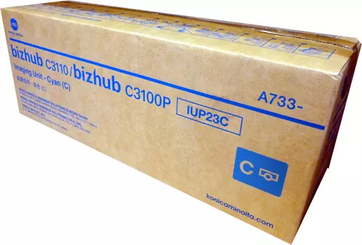 Блок фотобарабана Konica-Minolta bizhub C3100P/C3110 (IUP-23C/A7330KH) синий