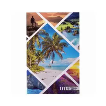 Блокнот А5 (135х206 мм), 80 л., твердый, клетка, выборочный лак, STAFF, "My planet", 111608 (5 шт.)