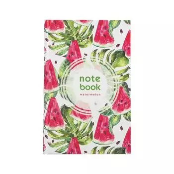 Блокнот А5 (135х206 мм), 80 л., твердый, клетка, выборочный лак, STAFF, "Juicy", 111605 (5 шт.)