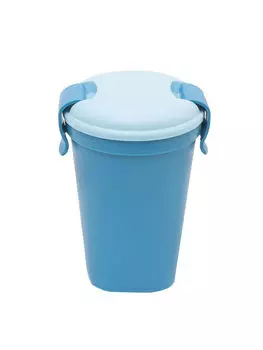 Большая чашка ЧАШКА LUNCH &amp; GO голубая