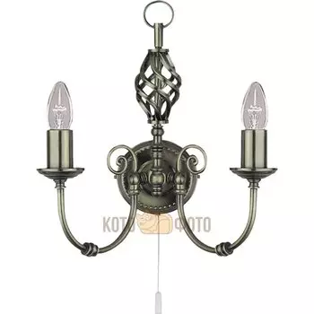 Бра (настенный светильник) Arte Lamp Zanzibar A8392AP-2AB