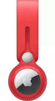 Брелок-подвеска для APPLE AirTag Leather Loop Red MK0V3ZM/A