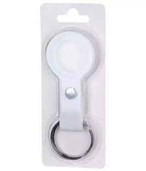 Брелок-подвеска mObility для APPLE AirTag 9cm Silicone White УТ000026712