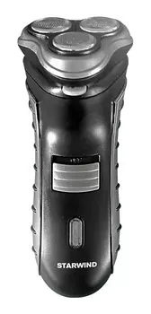 Бритва роторная Starwind SBS1501 черный/серебристый