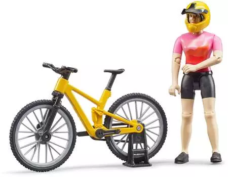 Bruder Велосипед с фигуркой велосипедистки 63-111 Bruder