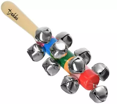 Бубенцы деревянные на ручке DEKKO G19-10