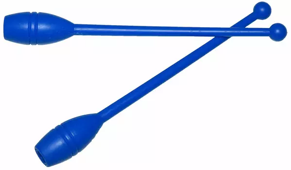 Булавы для художественной гимнастики, У714, Синий, 35 см