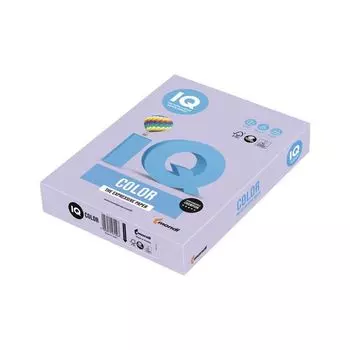 Бумага IQ color, А4, 160 г/м2, 250 л., умеренно-интенсив (тренд) бледно-лиловая LA12