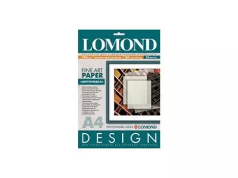 Бумага Lomond 0920041 A4/200г/м2/10л./белый глянцевое лён для струйной печати