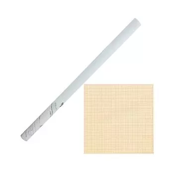 Бумага масштабно-координатная, рулон 878 мм х 10 м, оранжевая, STAFF