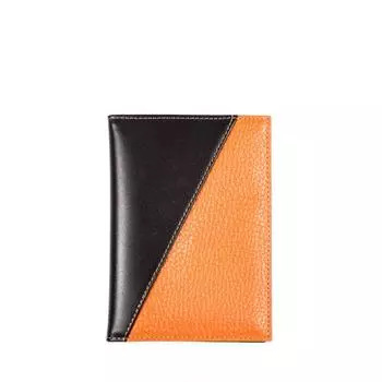 Бумажник водителя Zinger Twin BV-19-1, черно-оранжевый