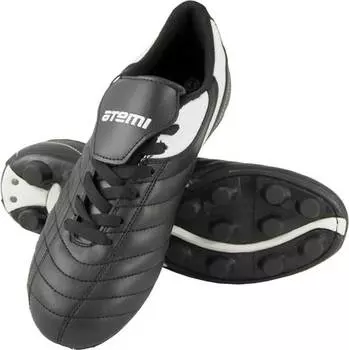 Бутсы футбольные, черн/бел, синтетическая кожа, Размер, 45, 6046 MSR (упаковка-пакет)