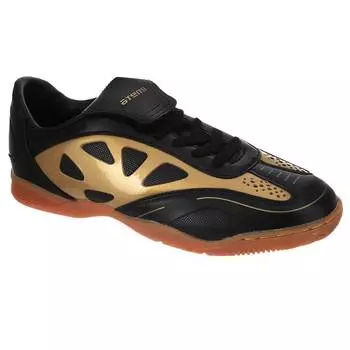 Бутсы футбольные, черн/золот, синтетическая кожа, Размер, 45 (упаковка-пакет), SD714 TURF