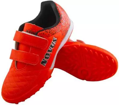 Бутсы футбольные Novus, оранж, р.32, NSB-01 TURF