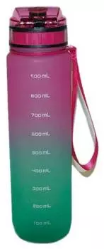 Бутылка для воды DB-1455 1000 мл Розово-бирюзовый